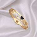 Black & White Color Anti Tarnish Bracelet Crafted For Modern Contrast Stylish Daily Fashion