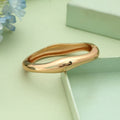 Gold Color Openable Anti Tarnish Bracelet With Elegant Contemporary Daily Wear Style - Gold