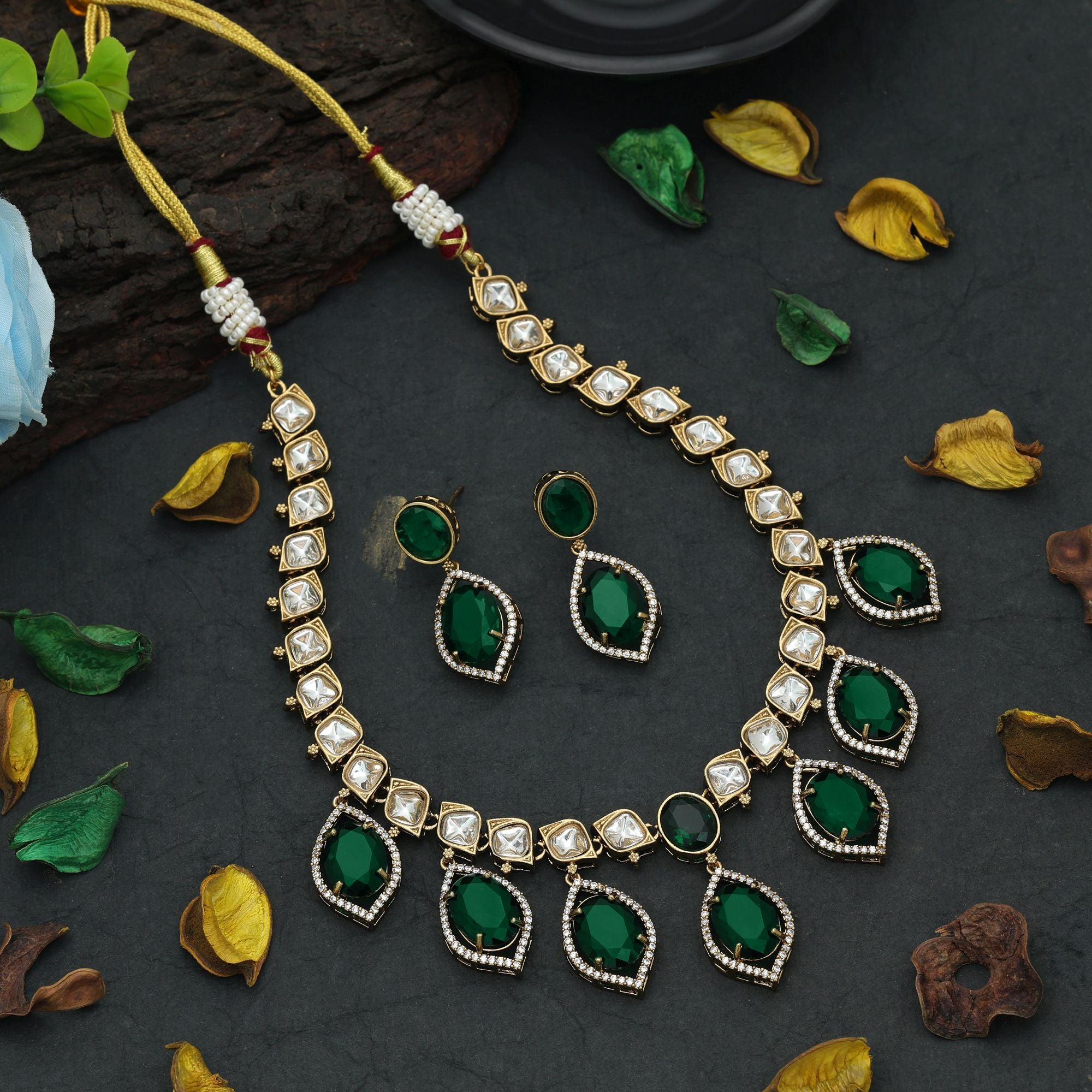 American Diamond Necklace Set Elegant Daily Wear Stylish Jewelry Collection