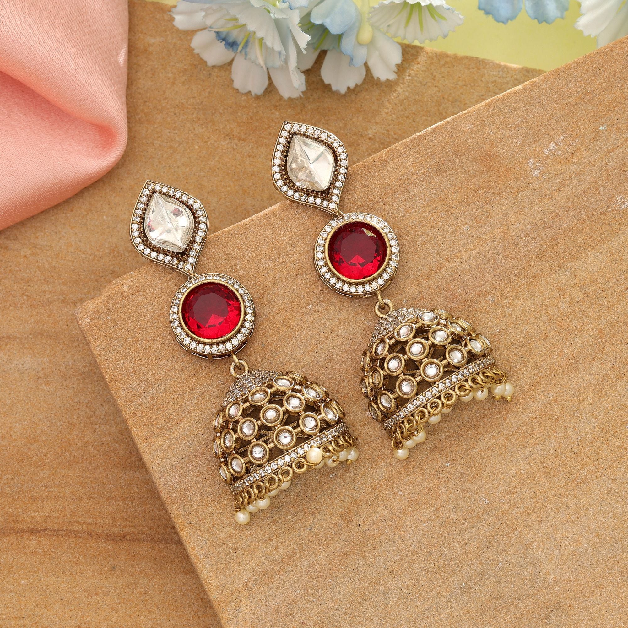 American Diamond Earrings Elegant Modern Party Wear Jewelry Collection