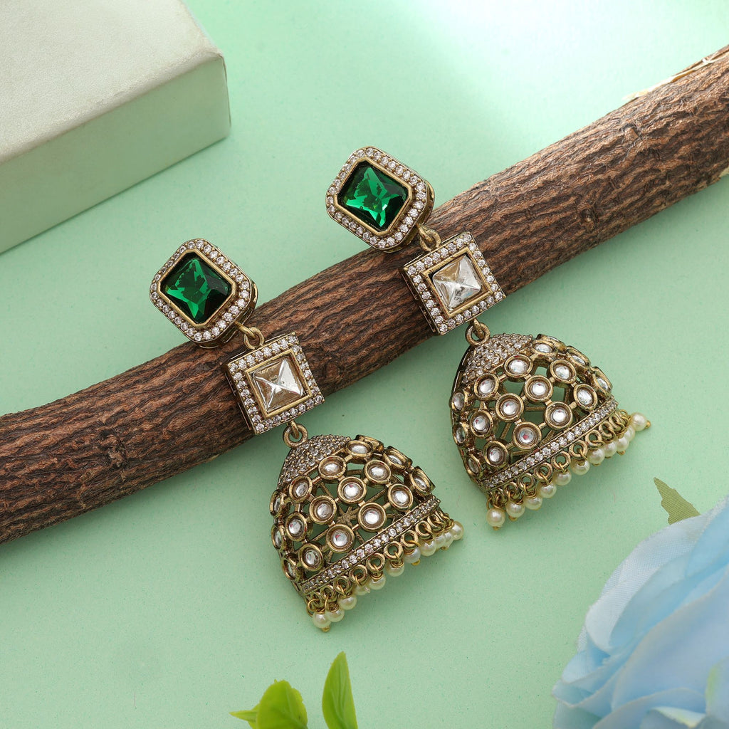 American Diamond Earrings Elegant Minimal Daily Wear Jewelry