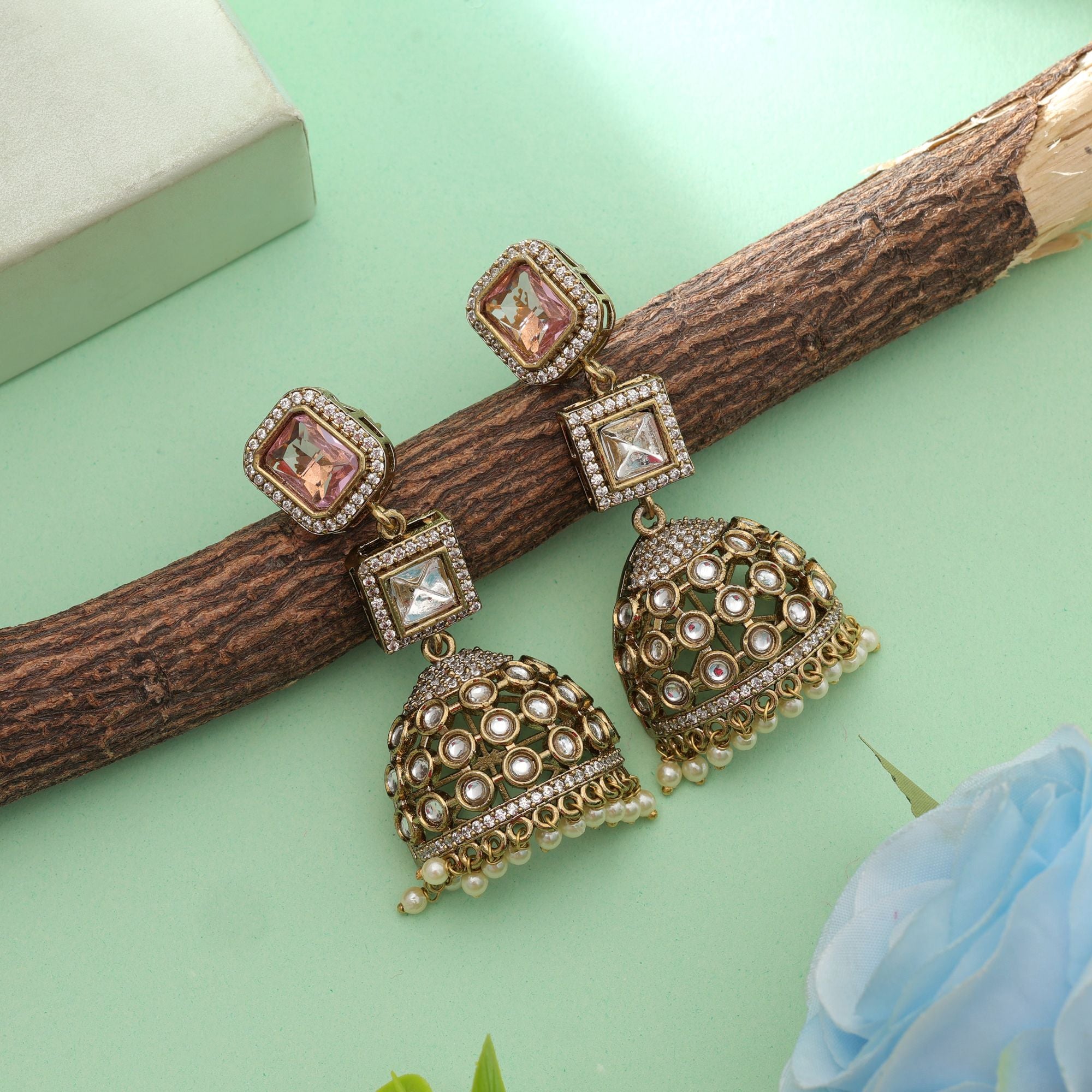 American Diamond Earrings Elegant Minimal Daily Wear Jewelry