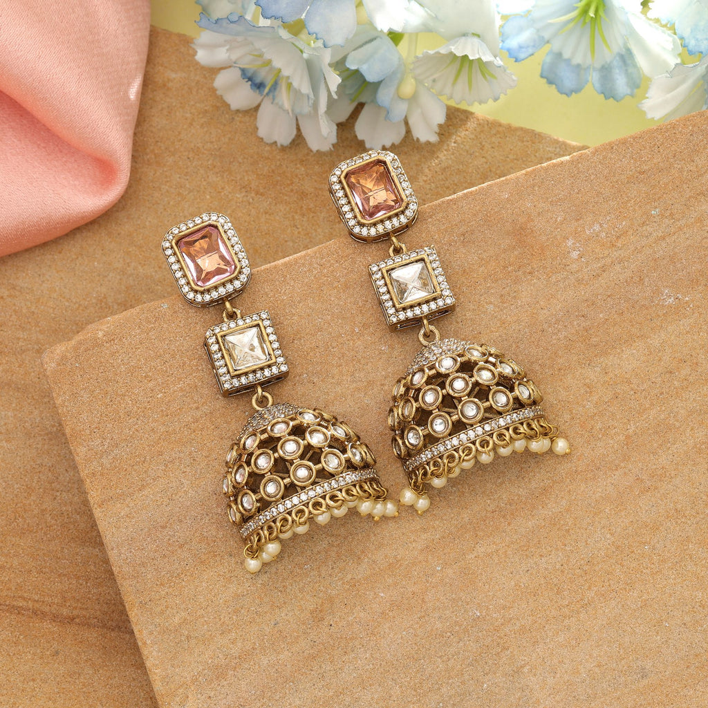 American Diamond Earrings Elegant Minimal Daily Wear Jewelry
