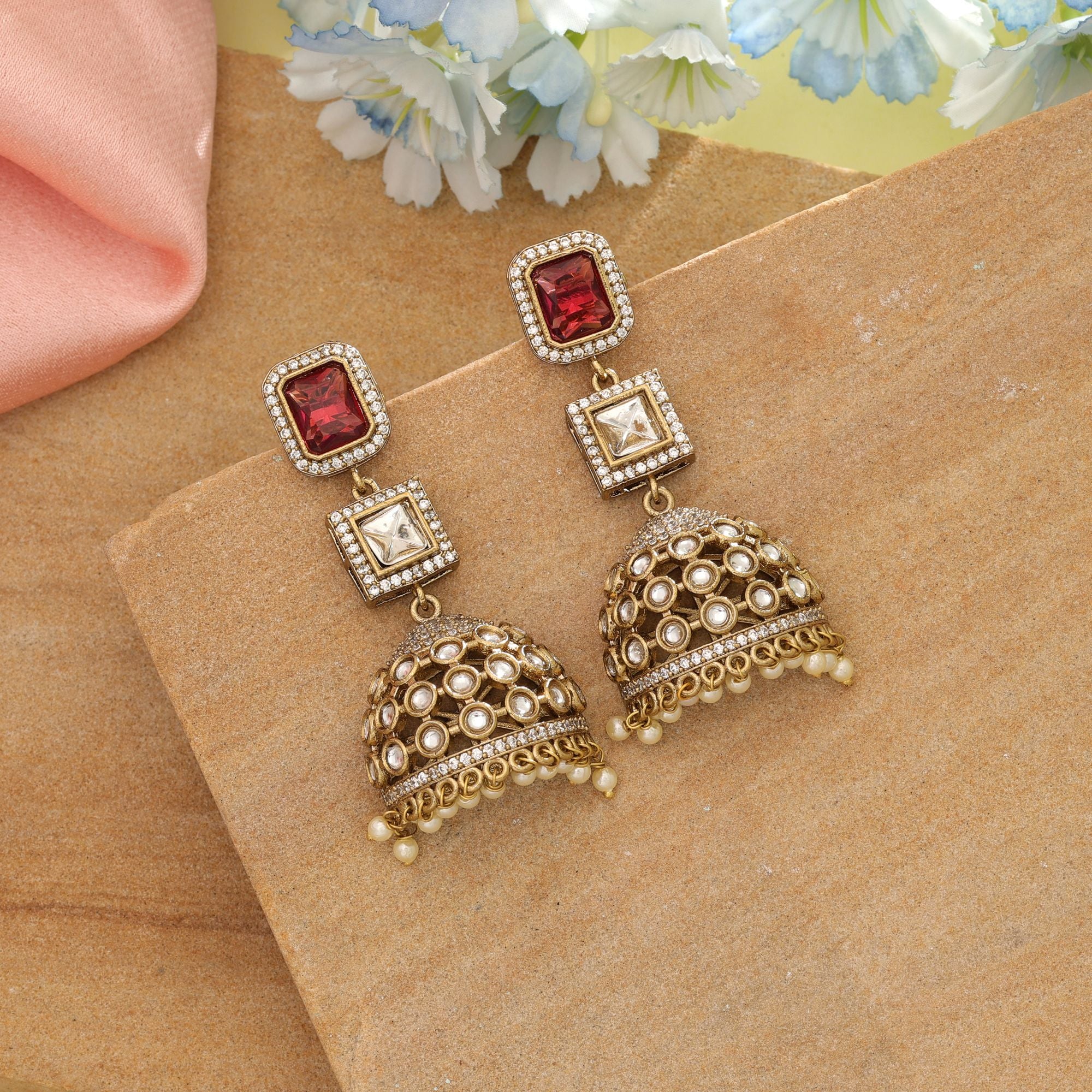 American Diamond Earrings Elegant Minimal Daily Wear Jewelry