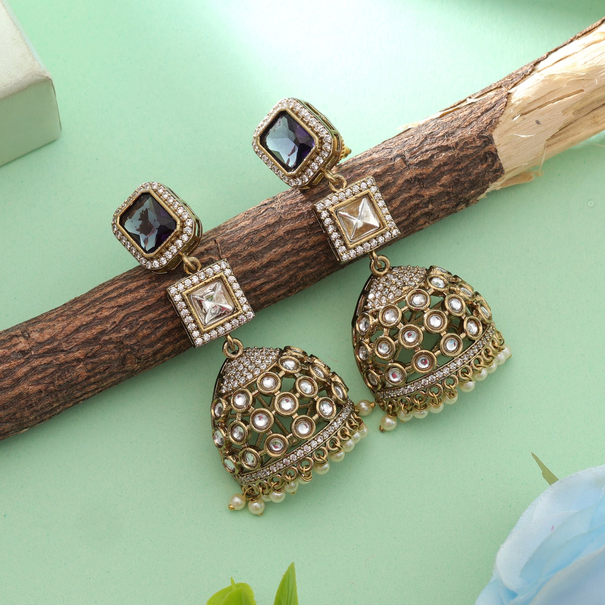 American Diamond Earrings Elegant Minimal Daily Wear Jewelry