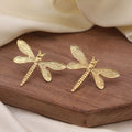 Gold Color Amrapali Earrings Inspired By Classic Amrapali Design Aesthetics - Gold