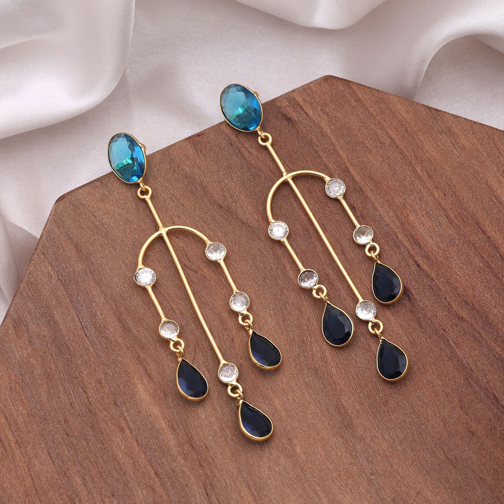 Green Color Amrapali Earrings Offering Vibrant Traditional Charm And Bold Finish