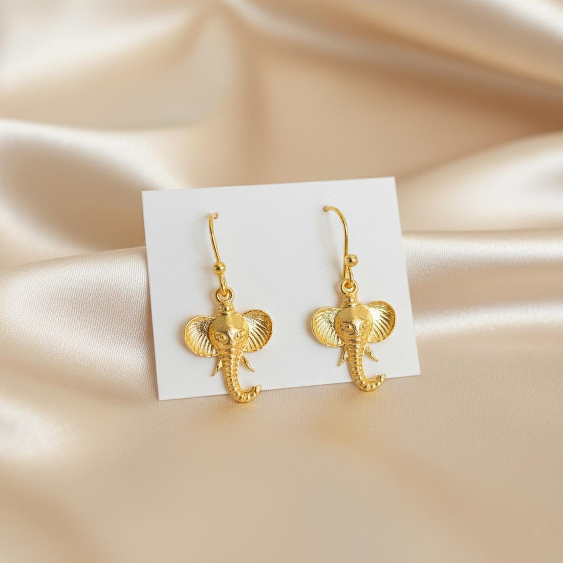 Gold Color Royal Amrapali Earrings Classic Traditional Indian Statement Jewelry