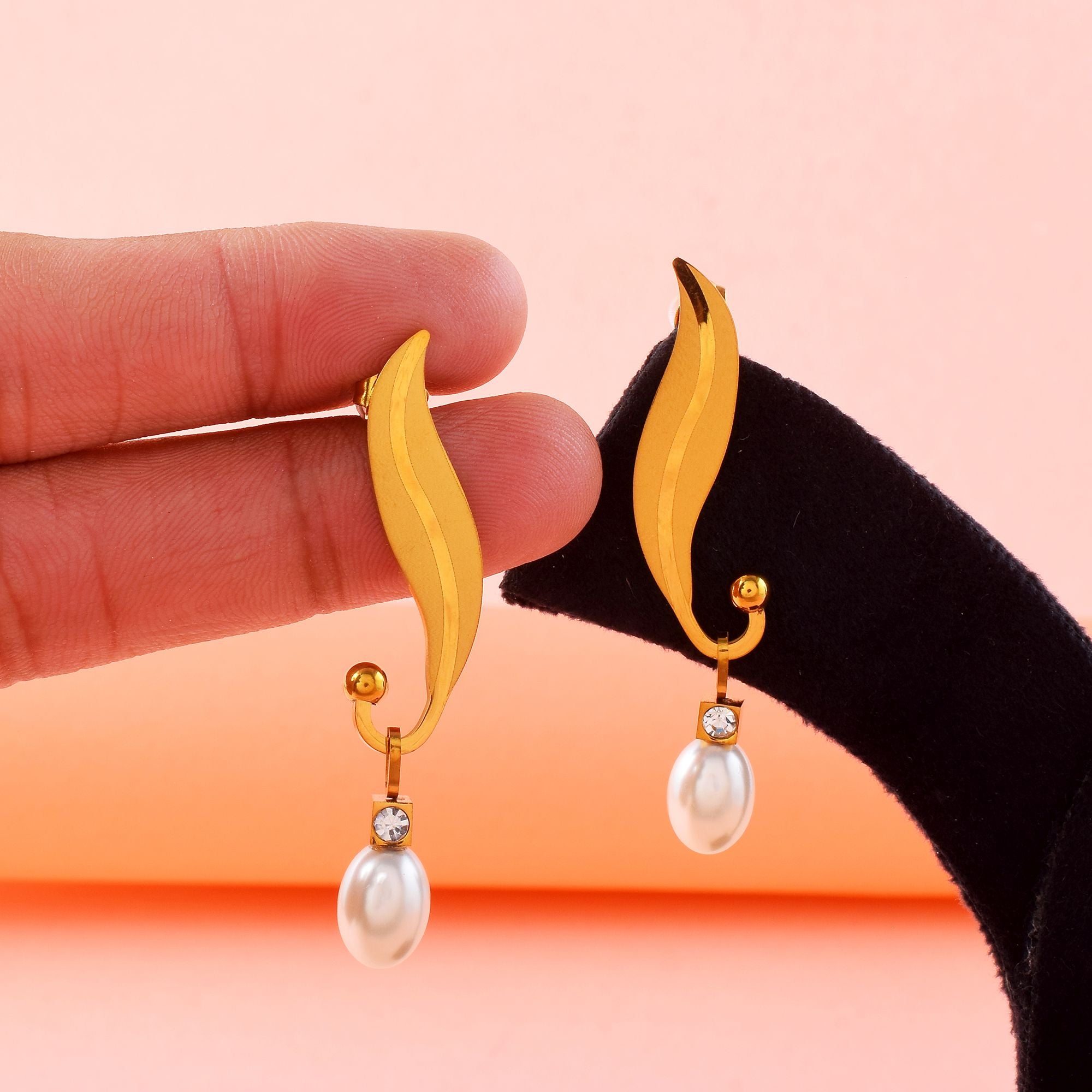 Beautiful Silver Color Anti Tarnish Earrings Designed for Womenâ€™s Traditional and Modern Jewelry Fashion