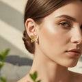 Gold Color Anti Tarnish Earrings