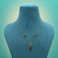 Black Color Stainless Steel Anti Tarnish Necklace Featuring Premium Polish And Durability