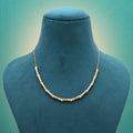 Gold Color Stainless Steel Anti Tarnish Necklace Perfect For Casual And Party Styling - Gold