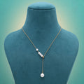 White Color Stainless Steel Anti Tarnish Necklace With Polished Look For Everyday Wear