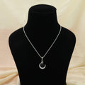 Black Color Anti Tarnish Necklace Sleek Modern Everyday Fashion Jewelry Design - Black