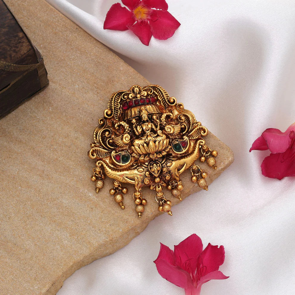 Designer Temple Hair Barrette Traditional Festive Jewelry Piece