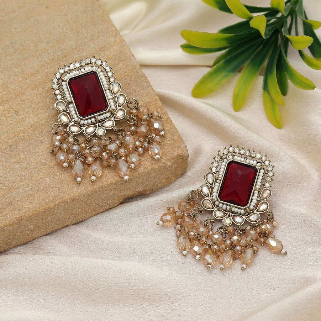 Gorgeous Kundan Earrings For Wedding Party Looks