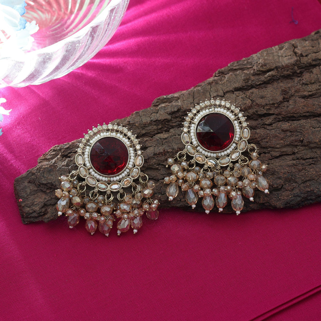 Artistic Kundan Earrings For Grand Celebration Wear