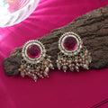 Artistic Kundan Earrings For Grand Celebration Wear