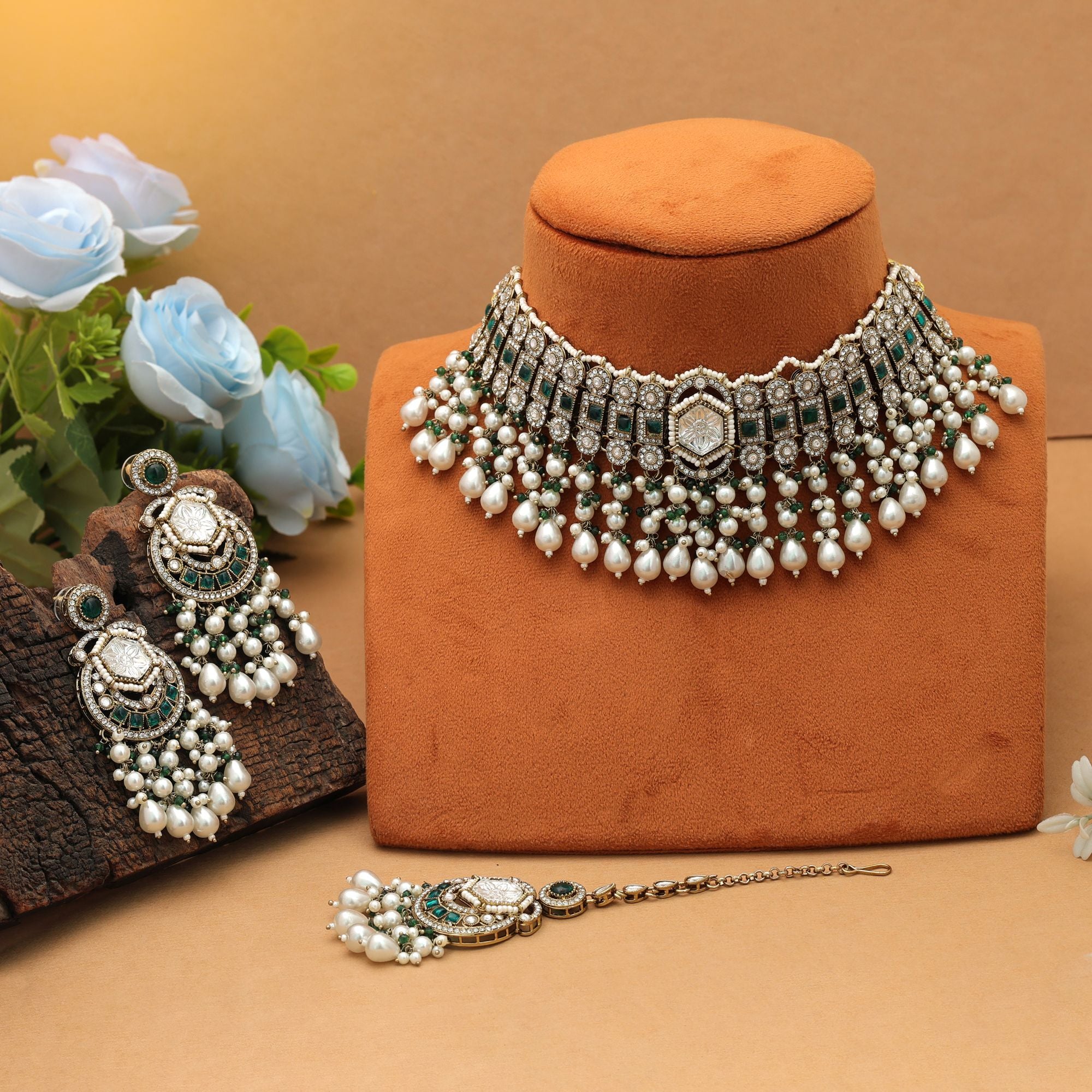 Bridal Choker Kundan Necklace Set Designer Look Collection