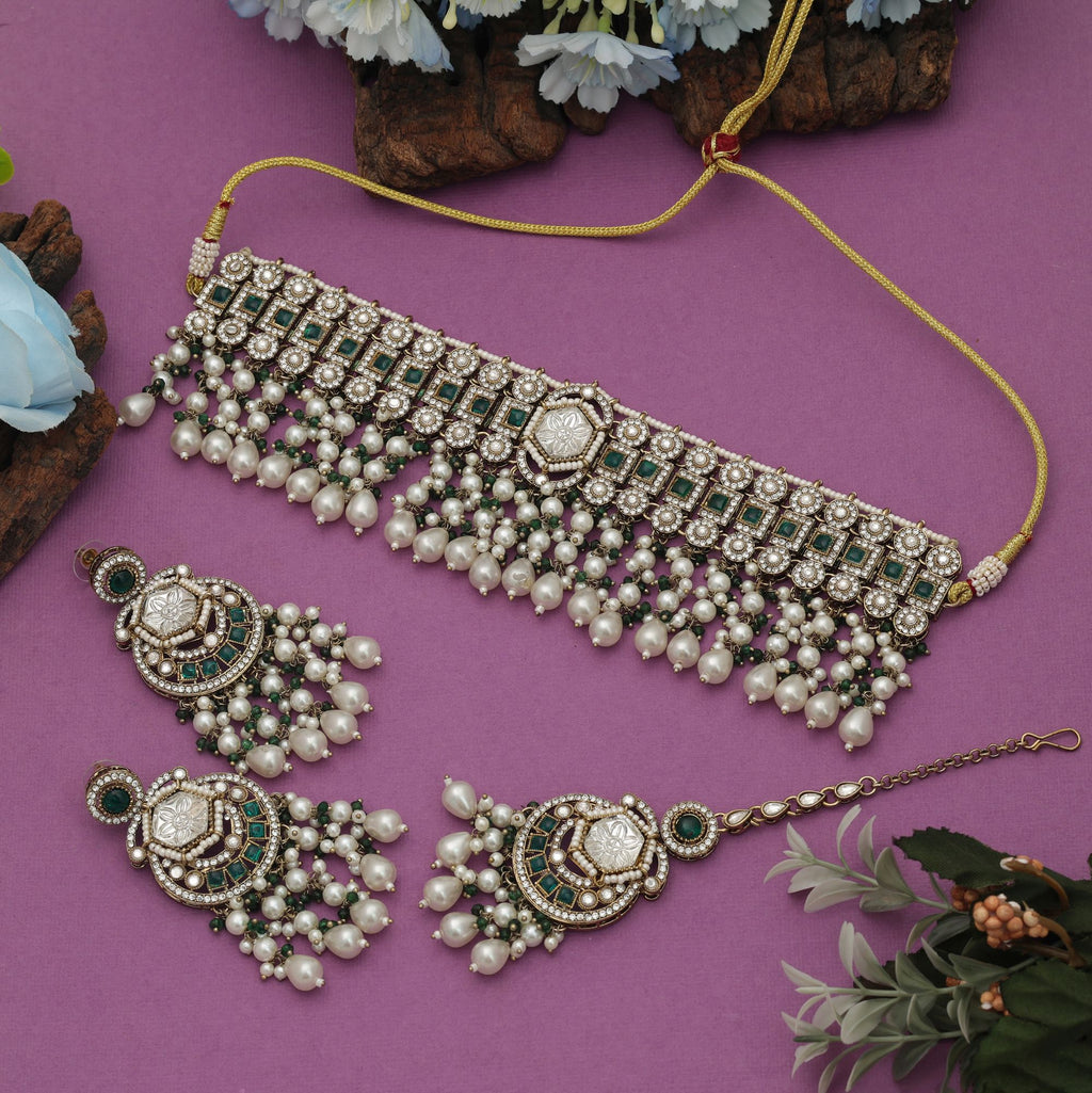 Bridal Choker Kundan Necklace Set Designer Look Collection
