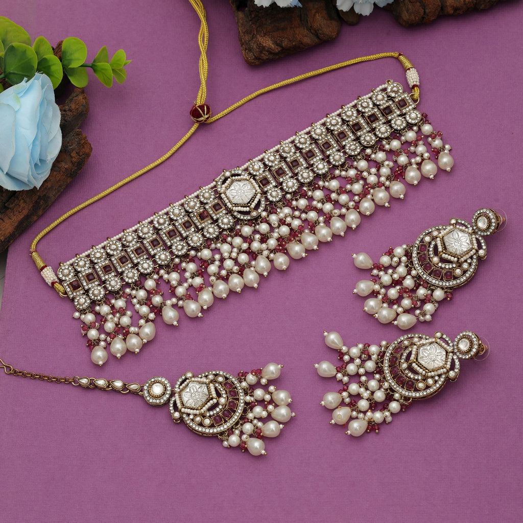 Bridal Choker Kundan Necklace Set Designer Look Collection