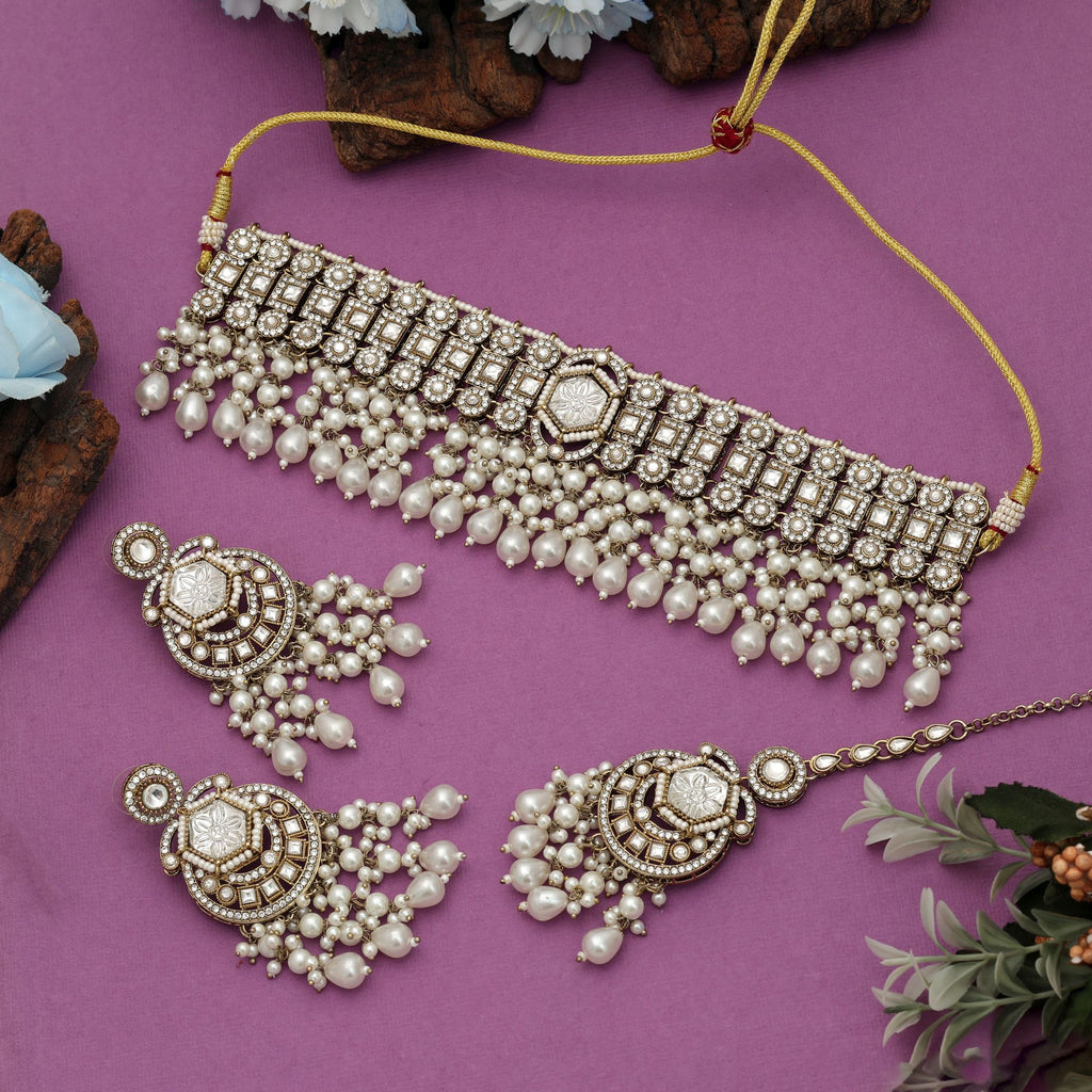 Bridal Choker Kundan Necklace Set Designer Look Collection