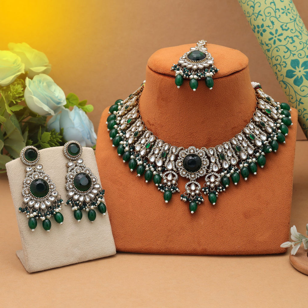 Fresh Kundan Necklace Set Premium Traditional Collection
