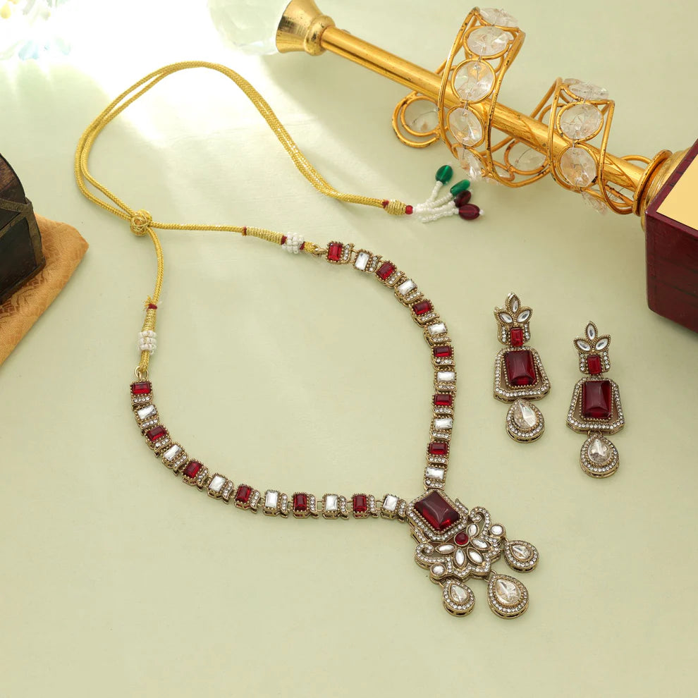 Premium Kundan Necklace Set For Women Traditional Festive Jewelry Collection