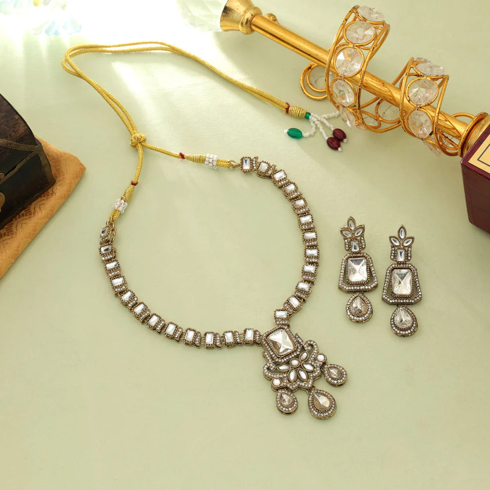 Premium Kundan Necklace Set For Women Traditional Festive Jewelry Collection