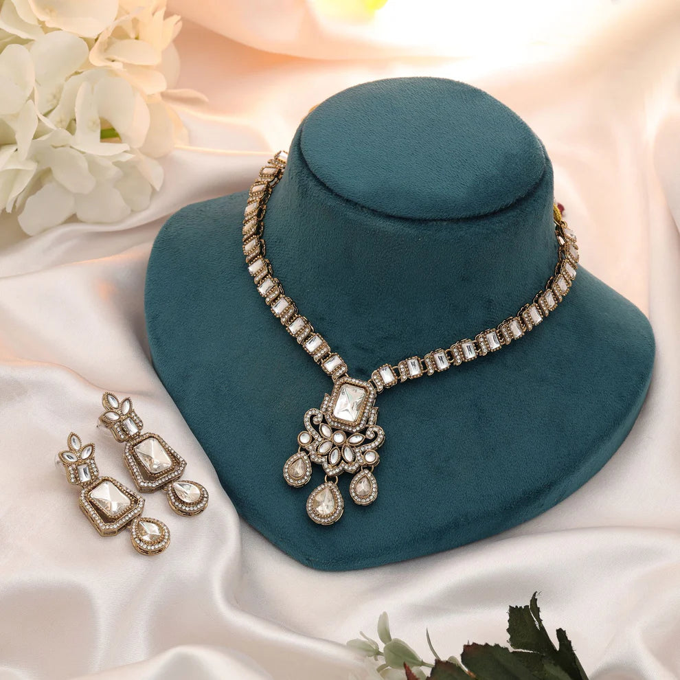 Premium Kundan Necklace Set For Women Traditional Festive Jewelry Collection