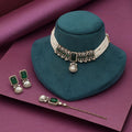 Premium Choker Kundan Necklace Set With Designer Ethnic Bridal Touch