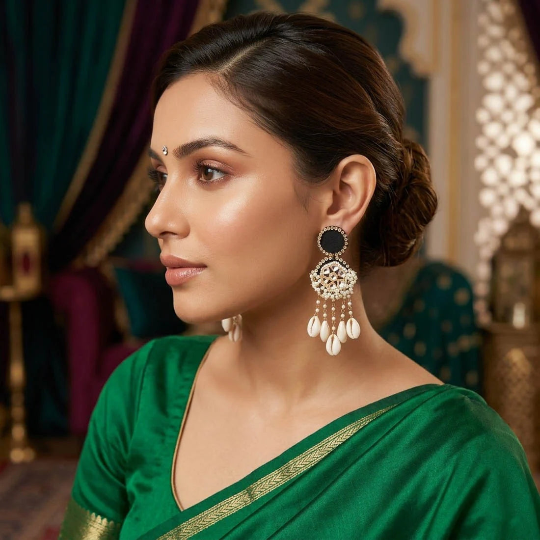 Simple Handcraft Earrings Elegant Everyday Ethnic Jewelry Style