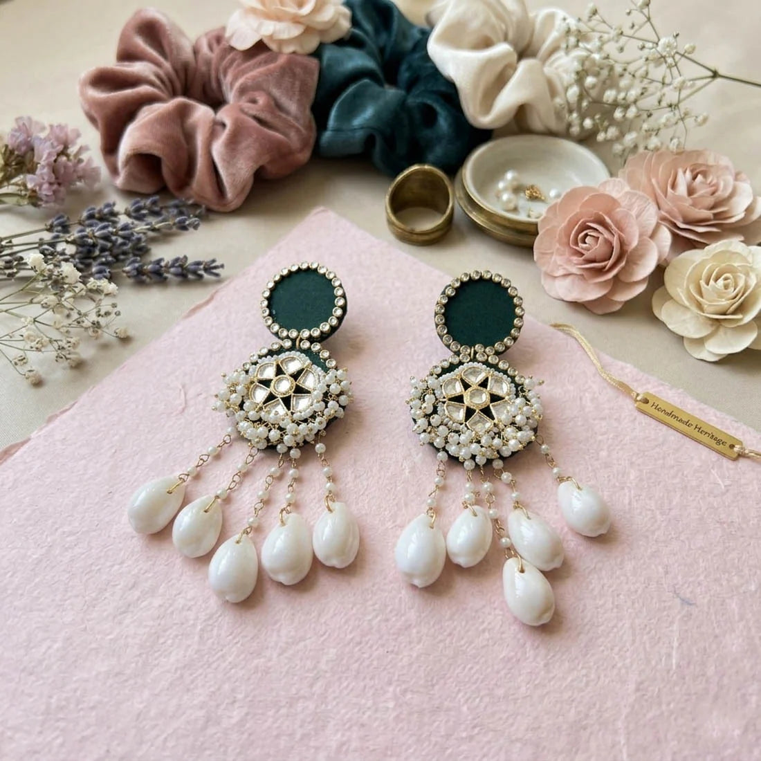 Simple Handcraft Earrings Elegant Everyday Ethnic Jewelry Style