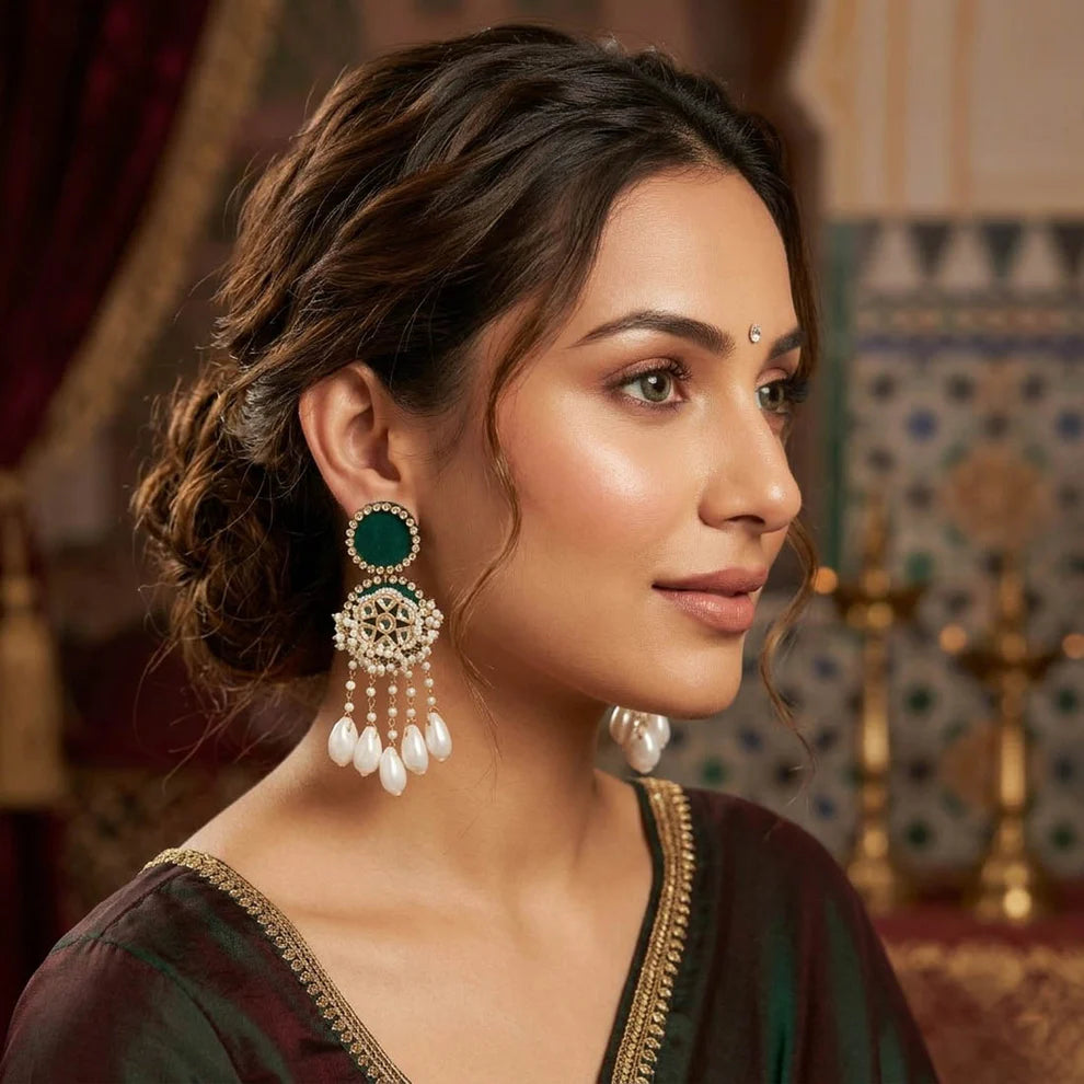 Simple Handcraft Earrings Elegant Everyday Ethnic Jewelry Style