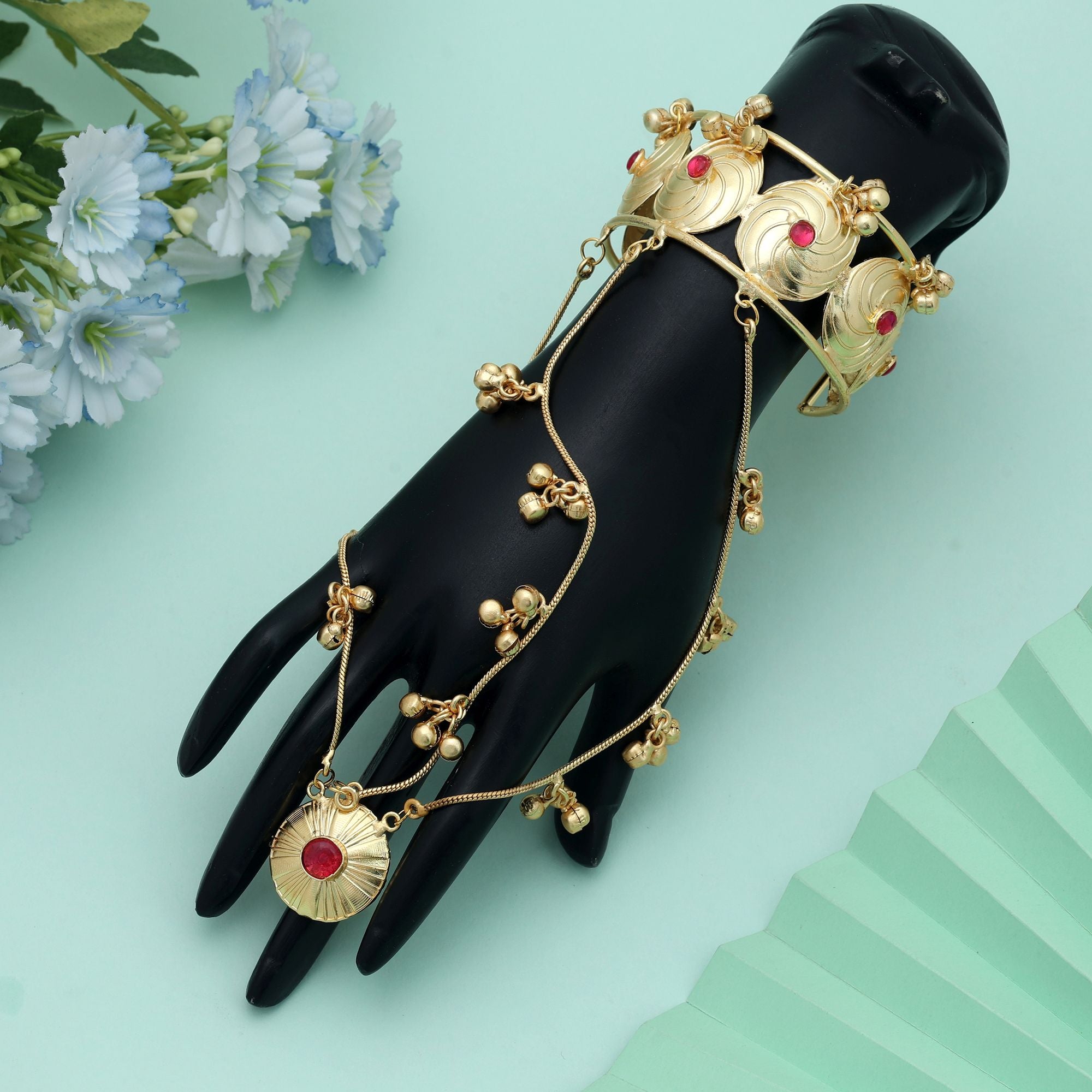 Hath Phool Stylish Ethnic Hand Jewelry Festive Traditional Design