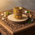 Yellow Color 1 Set Of Thread Bangle Inspired By Joyful Traditional Celebrations - 2.6