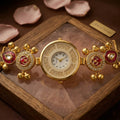 Premium Rani Color Designer Kundan Watch For Girls & Women Party