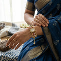 Premium Rani Color Kundan Watch For Girls & Women Designer Ethnic Fashion Accessory