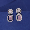 American Diamond Earrings with Contemporary Fashion Style