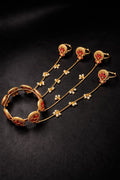 Kashmiri Peacock Hathphool Stunning Traditional Jewelry with Elegant Royal Design